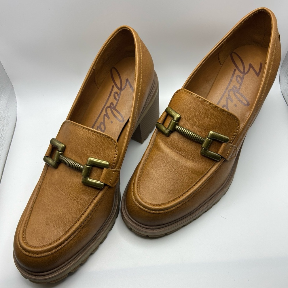 Zodiac Gemma Women’s Size 10 Chestnut Lug Sole Loafers- New without box - Picture 3 of 14